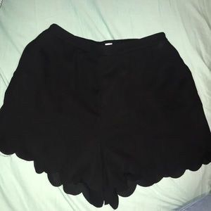 Black shorts